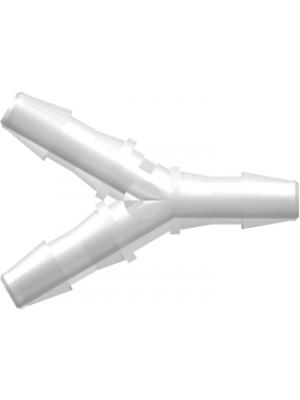 ID Tubing White Nylon 25-Pack 2.4 mm Value Plastics N420-1 Straight Through Tube Fitting with 400 Series Barbs 3/32 