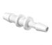 Reduction Coupler 3/16 ID x 5/32 Barb Nylon - Natural