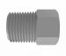 Gray Kynar Threaded Hex Plug 1/8 NPT