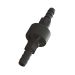 Check Valve 3.2mm (1/8) Barbed Ports - Polysulfone -< 10 H2O Cracking Pressure - Black Housing