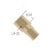 PEEK 1/4-28 UNF Thread Luer Female Adapter