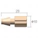 PEEK female threaded fitting 1/4-28UNF - 5/32 (4.0 mm) ID