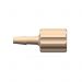 PEEK female threaded fitting 1/4-28UNF - 3/32 (2.4 mm) ID